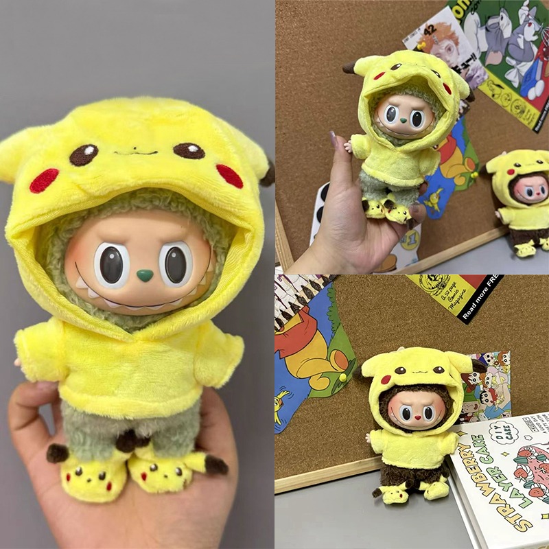 Baby Clothing Kit - 15 17cm For Labubu Doll Cartoon