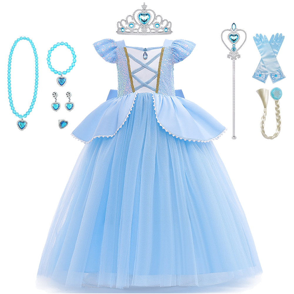 Baby Q Clothing - Cinderella Cosplay Costume Kids Clothes for