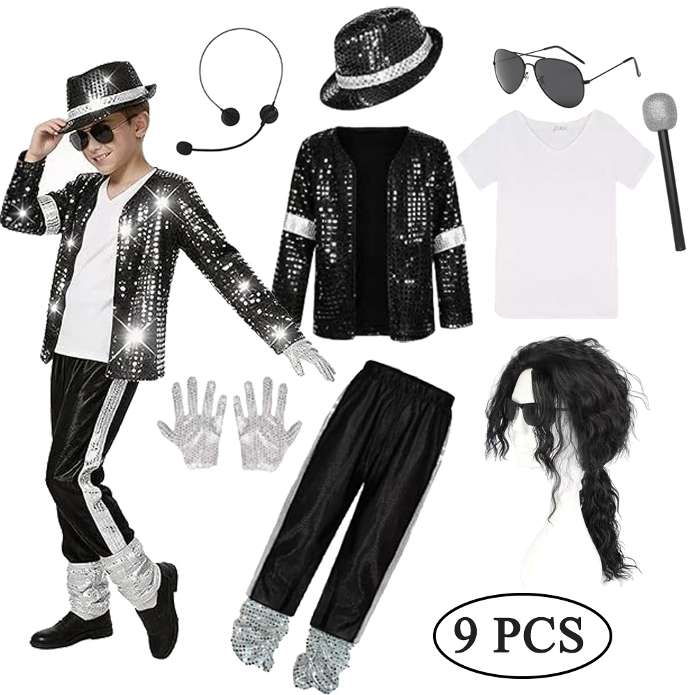 Baby Q Clothing - Kids Jackson Pop Star Jackson Cosplay