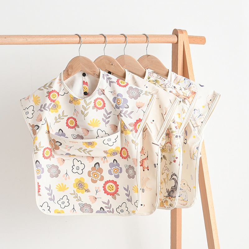 Baby Clothing Kit - Newborn Baby Bibs Blouse Waterproof No-sleeved