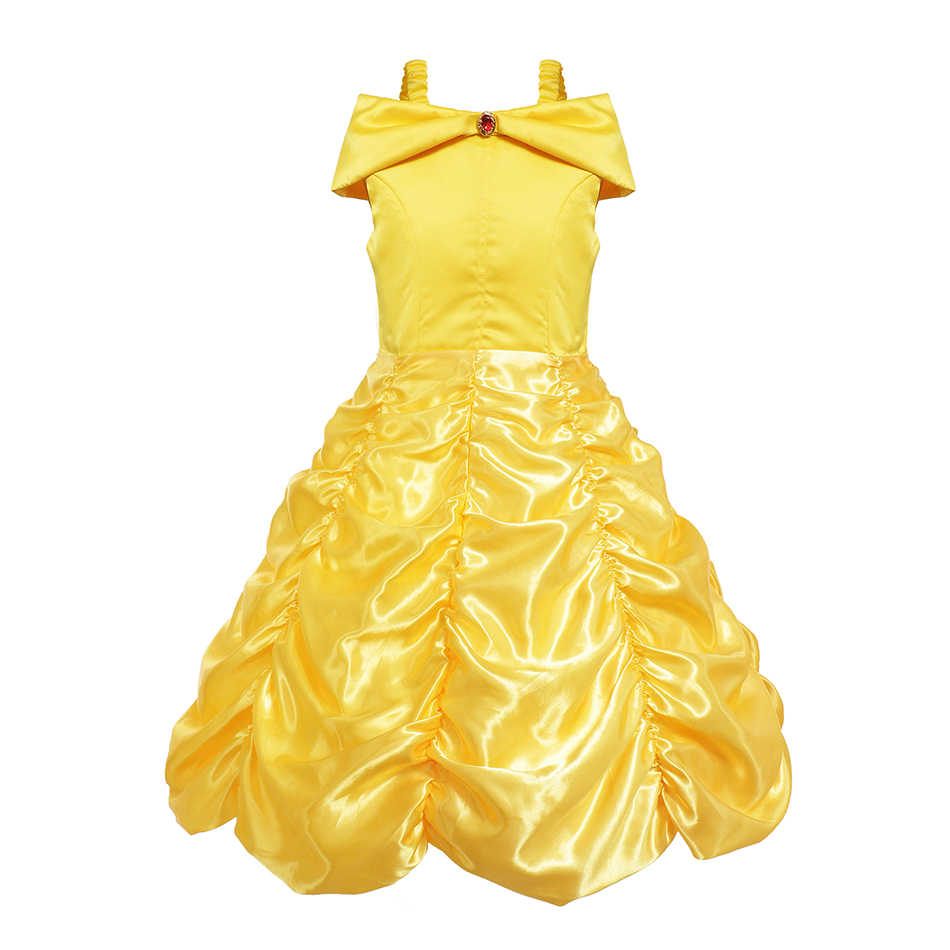 Belle Costume for Girls Cospla - đánh giá và giá Baby Q Clothing