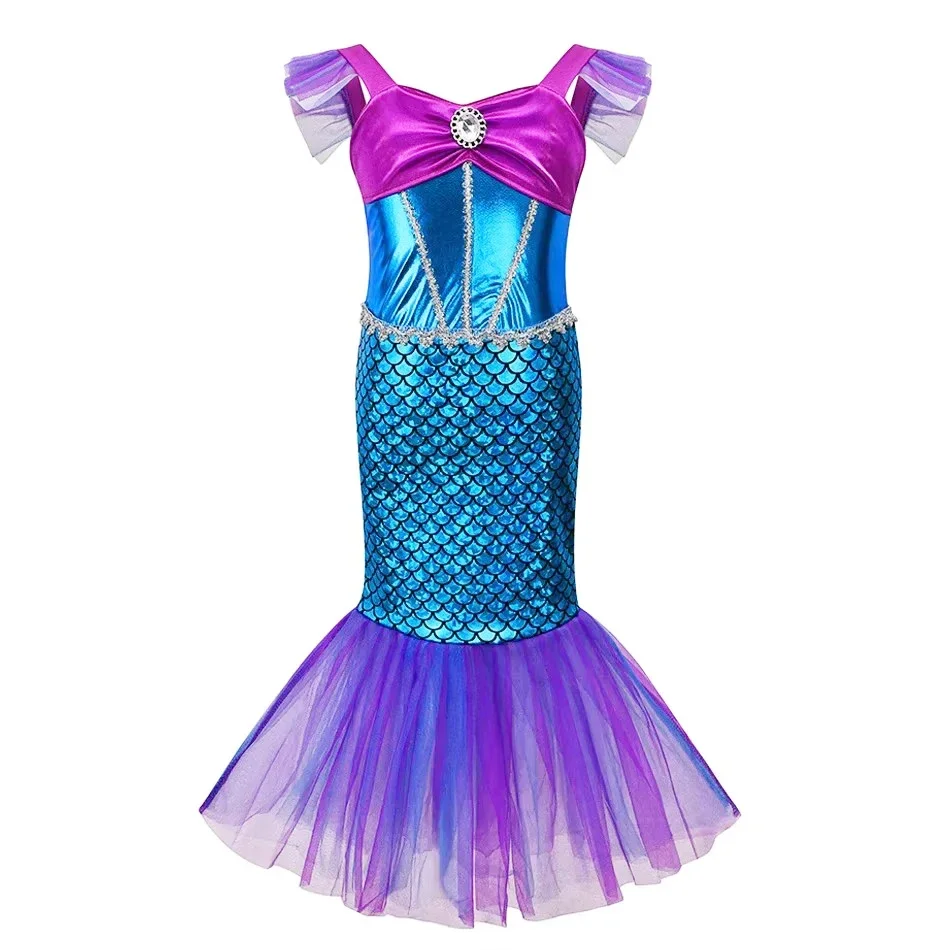 Mermaid Dress Girls Kids Cospl - đánh giá và giá Baby Q Clothing