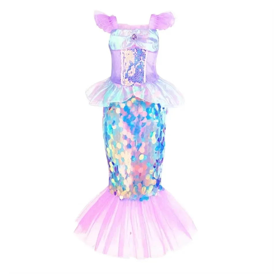 Mermaid Dress Girls Kids Cospl - đánh giá và giá Baby Q Clothing