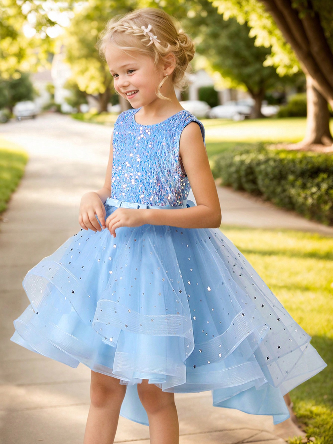 Baby Girl Princess Floral Sequ - đánh giá và giá Baby Clothing On Sale