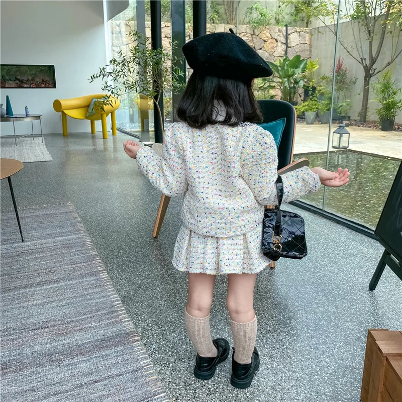 Girls Tweed Sets Clothes Autum - đánh giá và giá Baby Clothing Boutique