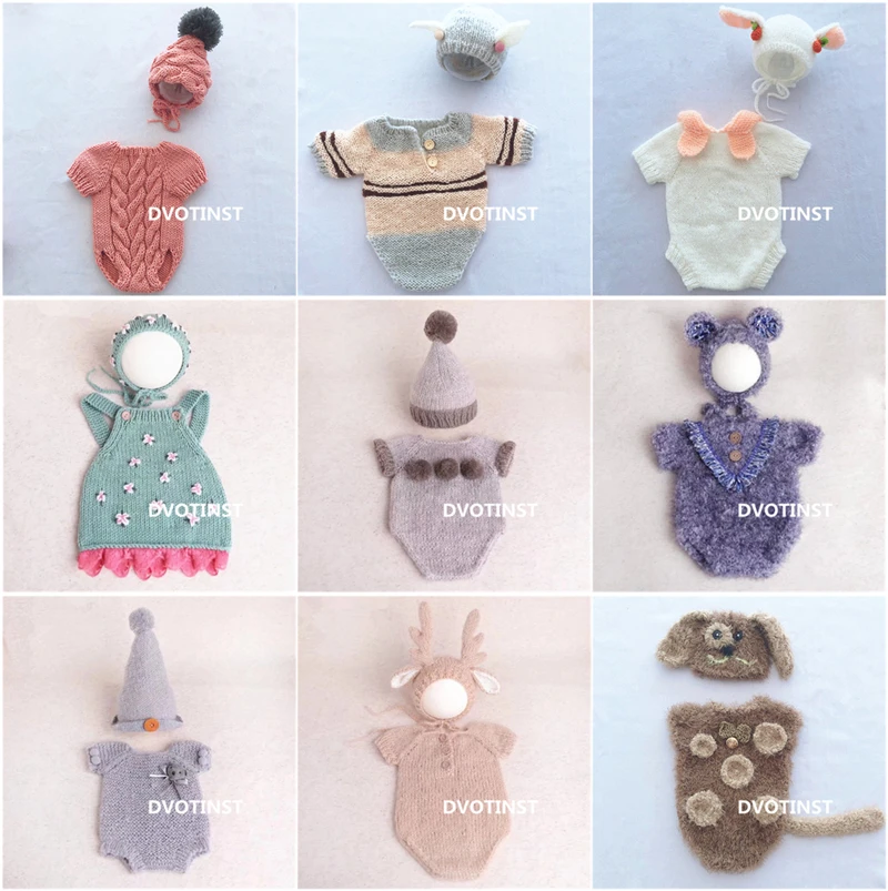 Newborn Baby Photography Props - đánh giá và giá Baby Clothing Kit