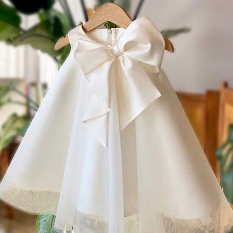 Mùa Hè 2021 Nơ Lớn Đầm Bé Gái  - đánh giá và giá Baby Clothing For Summer