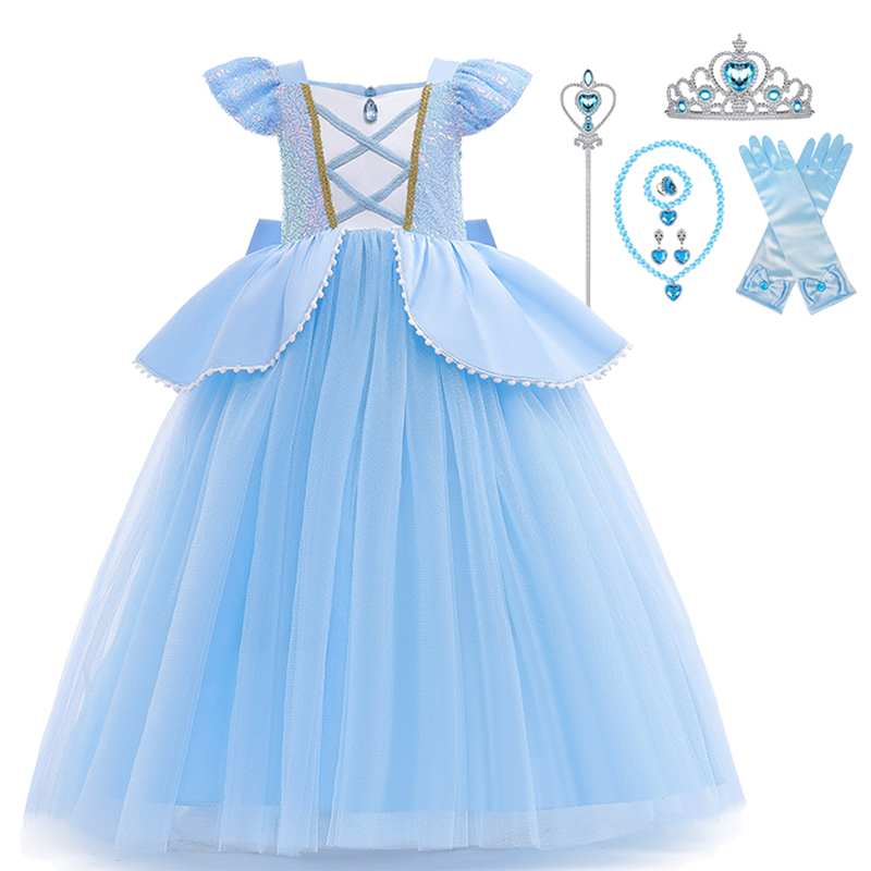 Cinderella Cosplay Costume Kid - đánh giá và giá Baby Q Clothing