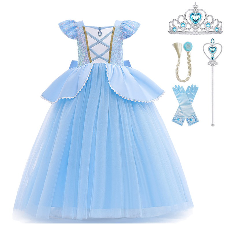 Cinderella Cosplay Costume Kid - đánh giá và giá Baby Q Clothing