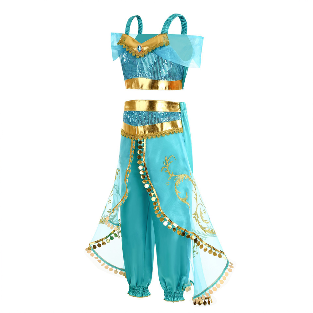 Girls Jasmine Fantasy Costume  - đánh giá và giá Baby Q Clothing