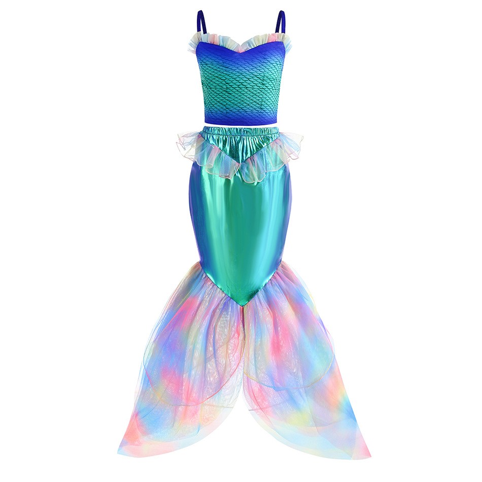 Disney Mermaid Dress Up Costum - đánh giá và giá Baby Q Clothing
