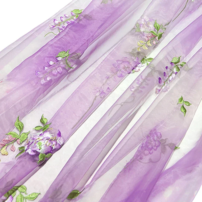 Wisteria Embroidery Fabric DIY - đánh giá và giá Baby Clothing For Summer